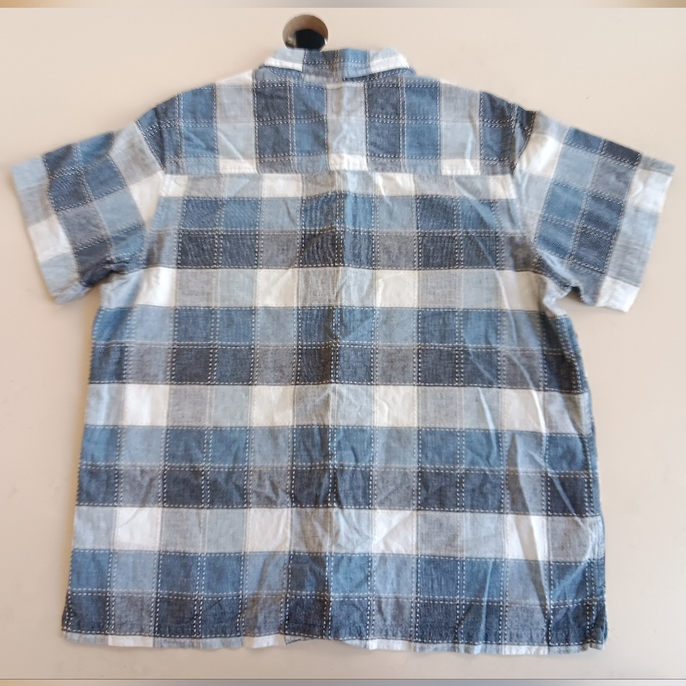 Dressbarn - Embroidered Patchwork Short-Sleeve Bu… - image 2